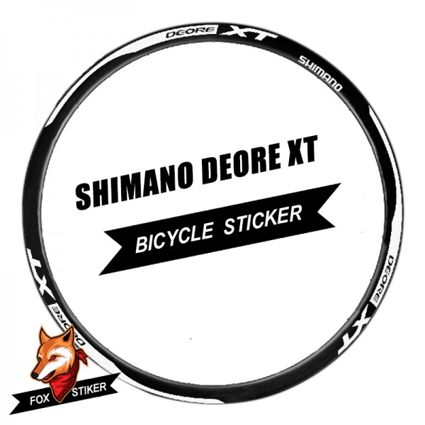 Mountain Bicycle Wheels MTB Rim Decal Stickers for XT M785